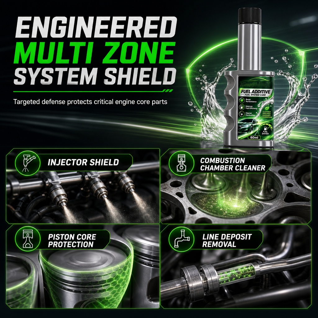 Multi-zone gasoline fuel system cleaner