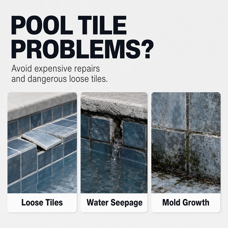 💦High Strength Underwater Pool Tile Adhesive🛠️